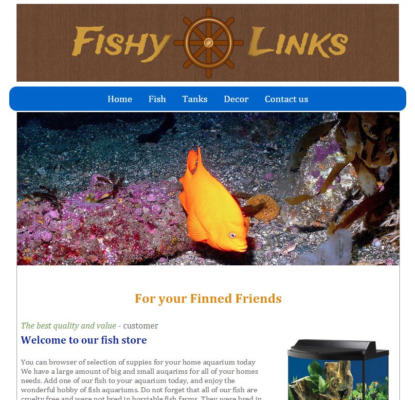 fish sale website
